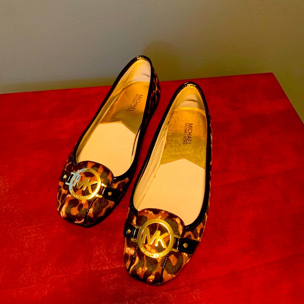 Michael Kors Leopard Flats